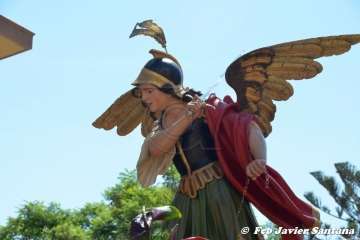 Telde rinde pleitesía a San Miguel en Valsequillo (Foto Francisco Javier Santana y TA)